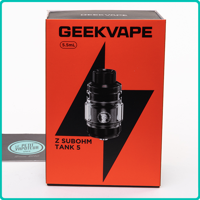 Packaging du Clearomiseur Z Subohm 5 Geek Vape